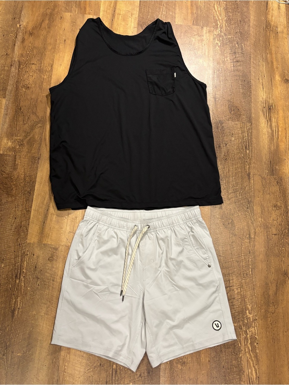 Vuori Shorts and Tank Top